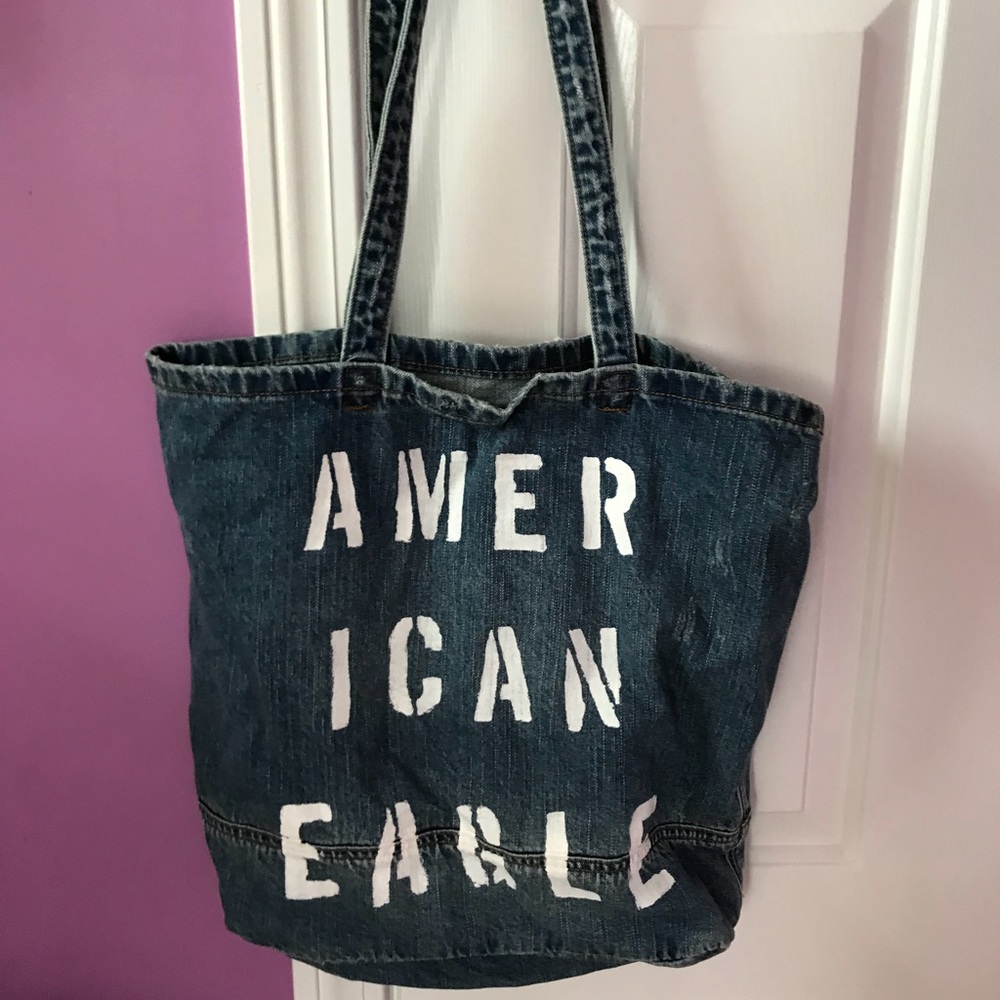 American Eagle Jean Tote Bag